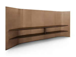 TRUST - Freestanding oak office screen _ Poltrona Frau